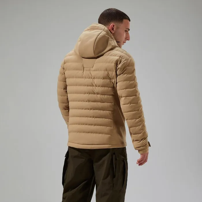 Insulated Men Berghaus Theran Hybrid Hooded Insulated Jacket 8211 Natural