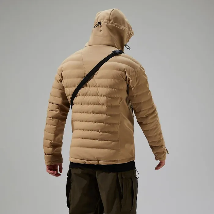 Insulated Men Berghaus Theran Hybrid Hooded Insulated Jacket 8211 Natural