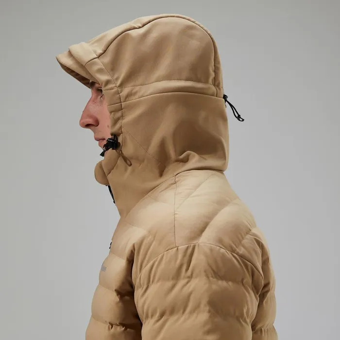 Insulated Men Berghaus Theran Hybrid Hooded Insulated Jacket 8211 Natural
