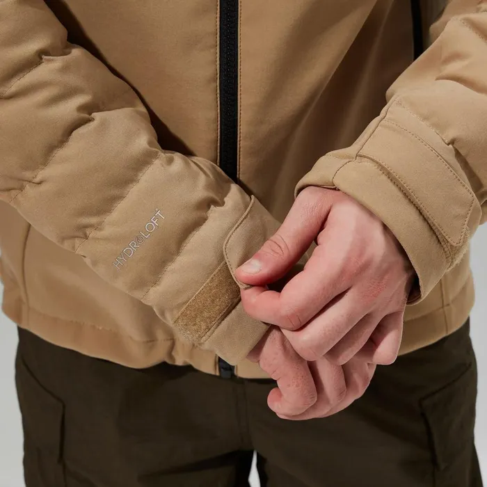 Insulated Men Berghaus Theran Hybrid Hooded Insulated Jacket 8211 Natural