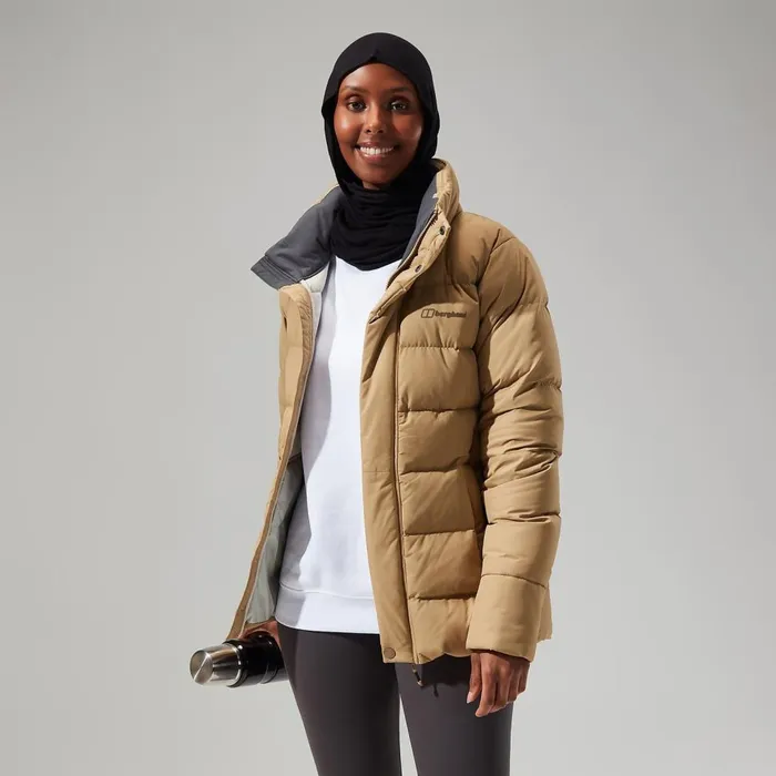 Insulated Women Berghaus Rosthwaite Reflect Down Jacket 8211 Natural