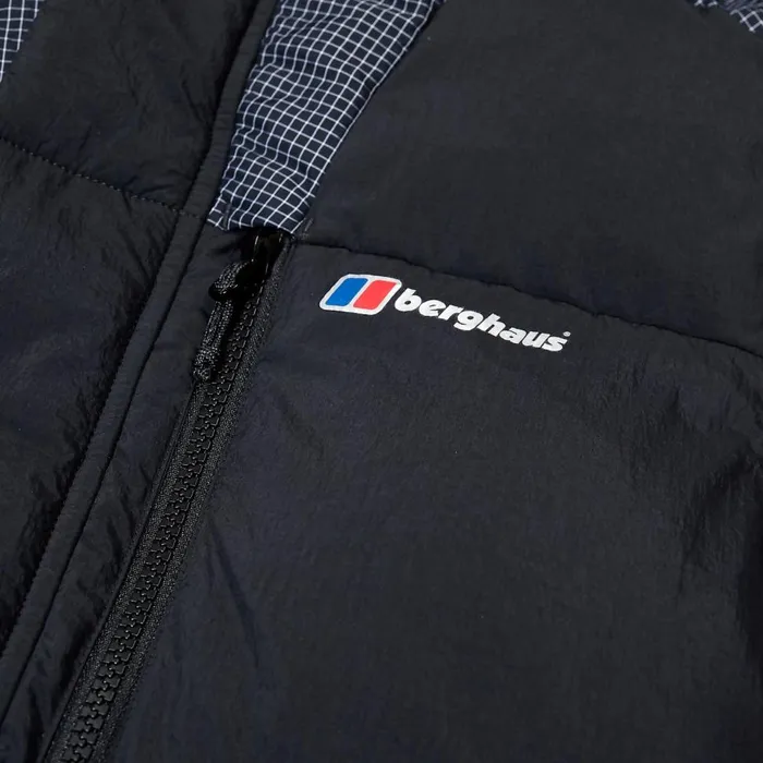 Insulated Women Berghaus Saffren Down Duster Hooded Jacket 8211 Black