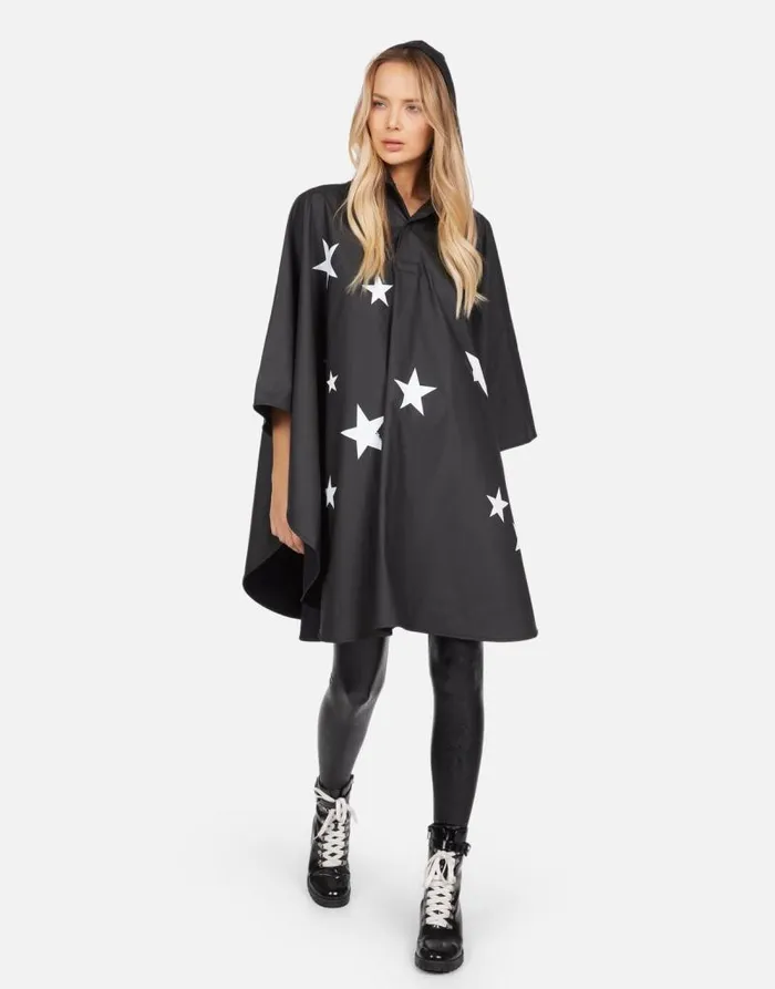 Iria Allover Stars Black Women Lauren Moshi Hoodies