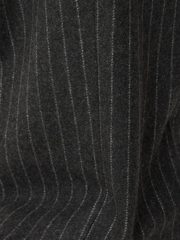 Italian Wool Kemp Pinstripe Trouser Grey Women Jigsaw Suits and Tailoring
