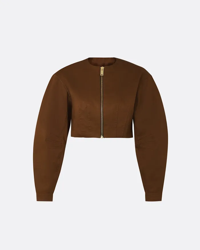 Jackets and Coats Amare Deep Brown Jacket Deep Brown 8211 Safiyaa Women