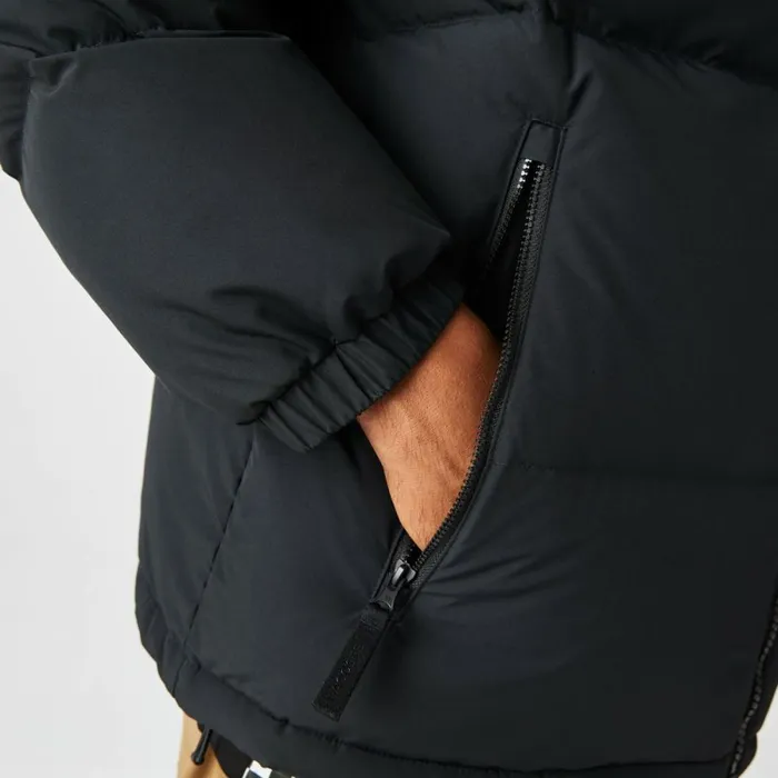 Jackets and Coats Men Lacoste Men039s WaterRepellent Puffer Jacket Black 031