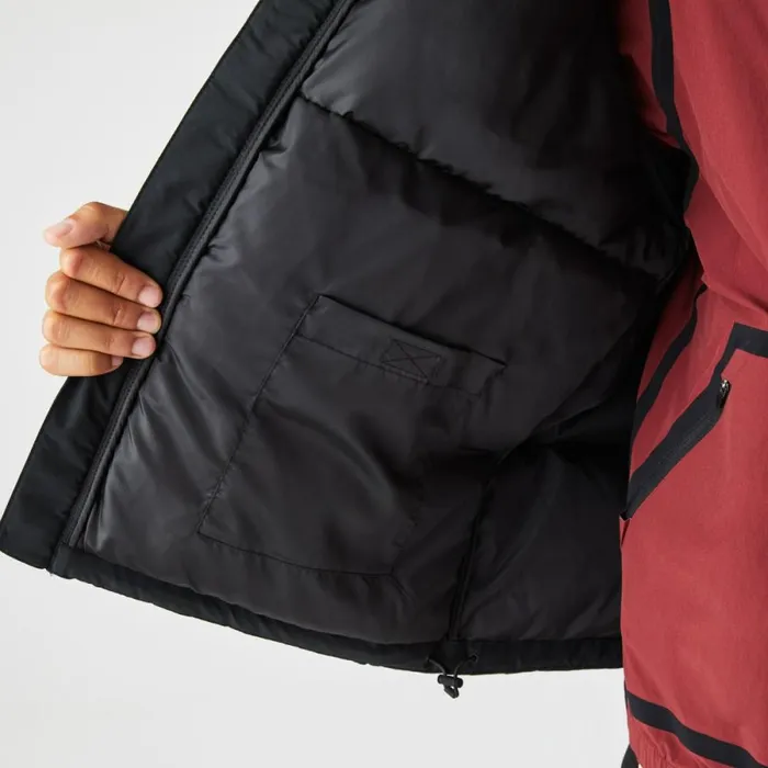 Jackets and Coats Men Lacoste Men039s WaterRepellent Puffer Jacket Black 031