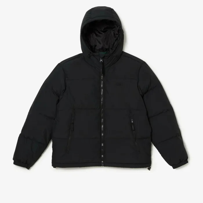 Jackets and Coats Men Lacoste Men039s WaterRepellent Puffer Jacket Black 031