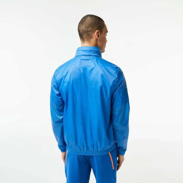 Jackets and Coats Men Lacoste Mens Lacoste Tennis X Novak Djokovic ZipUp Jacket Ethereal Blue L99