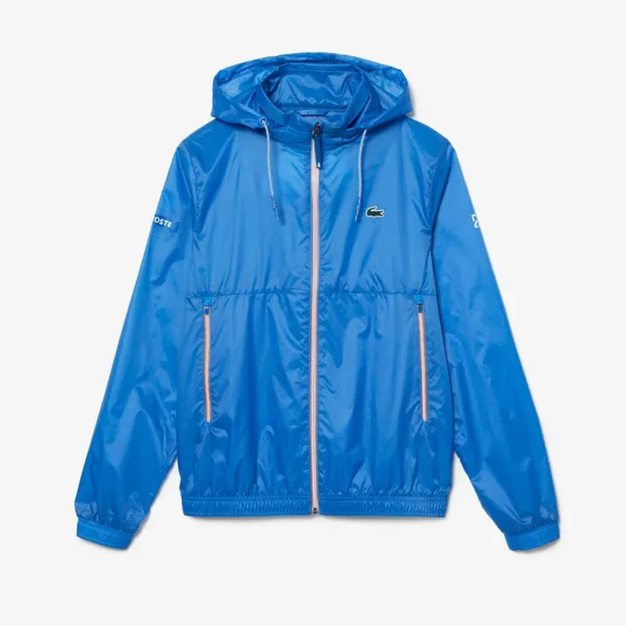 Jackets and Coats Men Lacoste Mens Lacoste Tennis X Novak Djokovic ZipUp Jacket Ethereal Blue L99