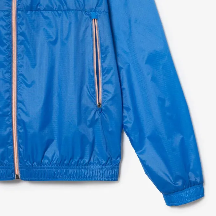 Jackets and Coats Men Lacoste Mens Lacoste Tennis X Novak Djokovic ZipUp Jacket Ethereal Blue L99