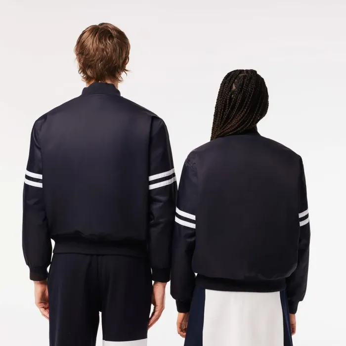 Jackets and Coats Men Lacoste Unisex Archive Badge Bomber Jacket Abysm Blue Hde