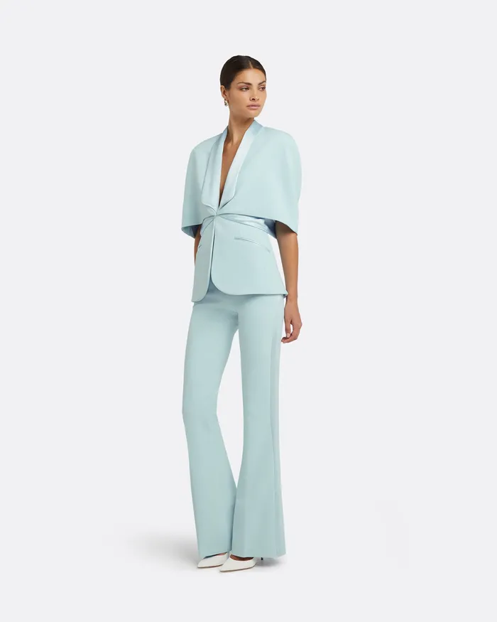 Jackets and Coats Safiyaa Women Polli Baby Blue Jacket Baby Blue