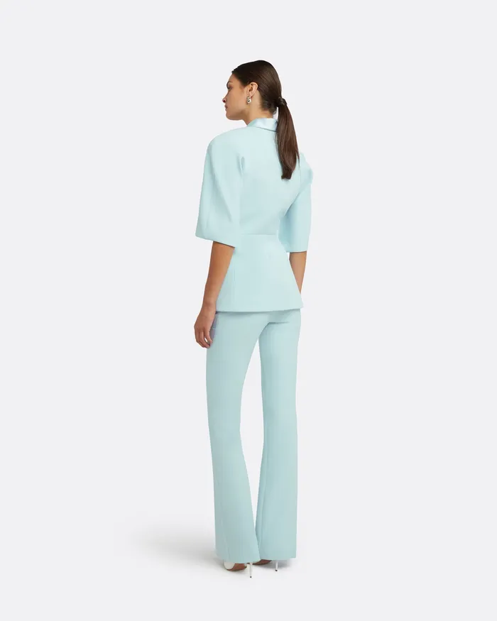 Jackets and Coats Safiyaa Women Polli Baby Blue Jacket Baby Blue