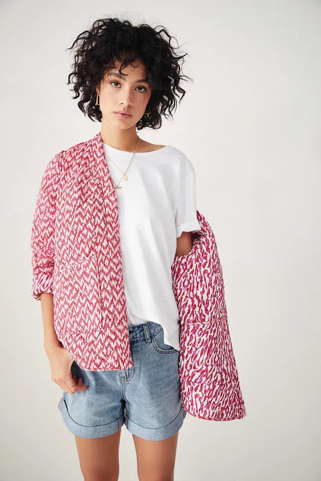 Jackets and Coats Women Hush Neri Reversible Quilted Jacket Abstract Animal