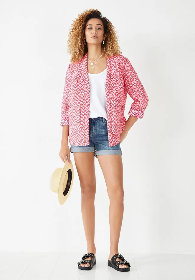 Jackets and Coats Women Hush Neri Reversible Quilted Jacket Abstract Animal
