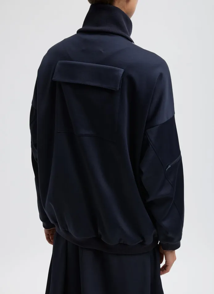 Jackets and Outerwear Women Tibi Active Knit Zipper Detailed Track Jacket