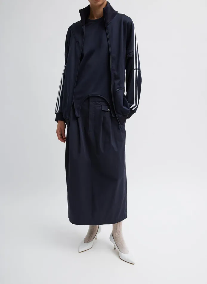 Jackets and Outerwear Women Tibi Active Knit Zipper Detailed Track Jacket