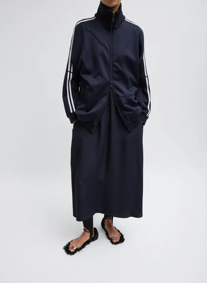 Jackets and Outerwear Women Tibi Active Knit Zipper Detailed Track Jacket