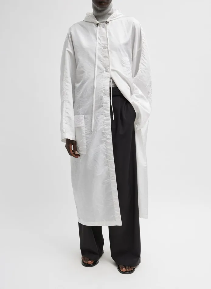 Jackets and Outerwear Women Tibi Crispy Nylon Hooded Coat