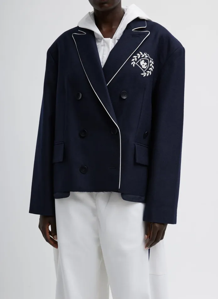 Jackets and Outerwear Women Tibi Superfine Wool Flannel Rene Blazer