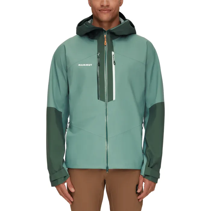 Jackets and Vests Men Mammut Taiss HS Hooded Jacket Dark Jadewoods Jackets and Vests Men Mammut Taiss HS Hooded Jacket Dark Jadewoods