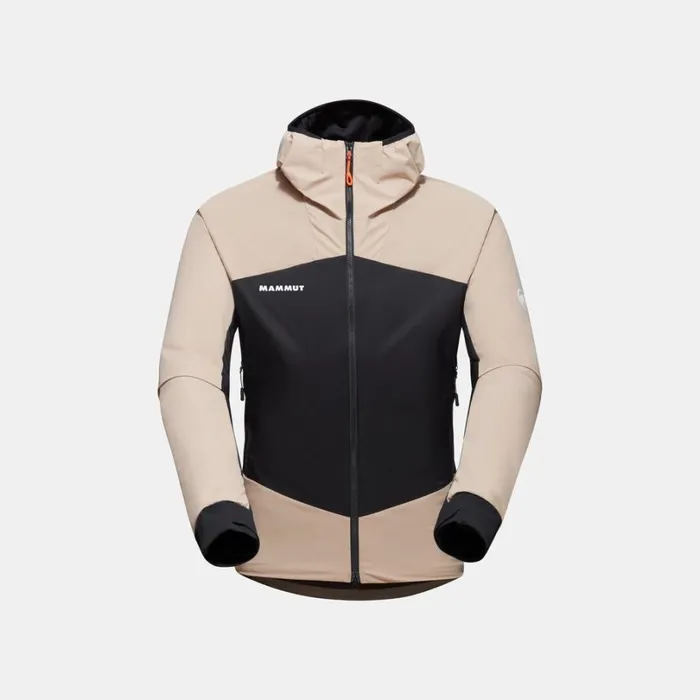 Jackets and Vests Men Mammut Taiss IN Hybrid Hooded Jacket Savannahblack