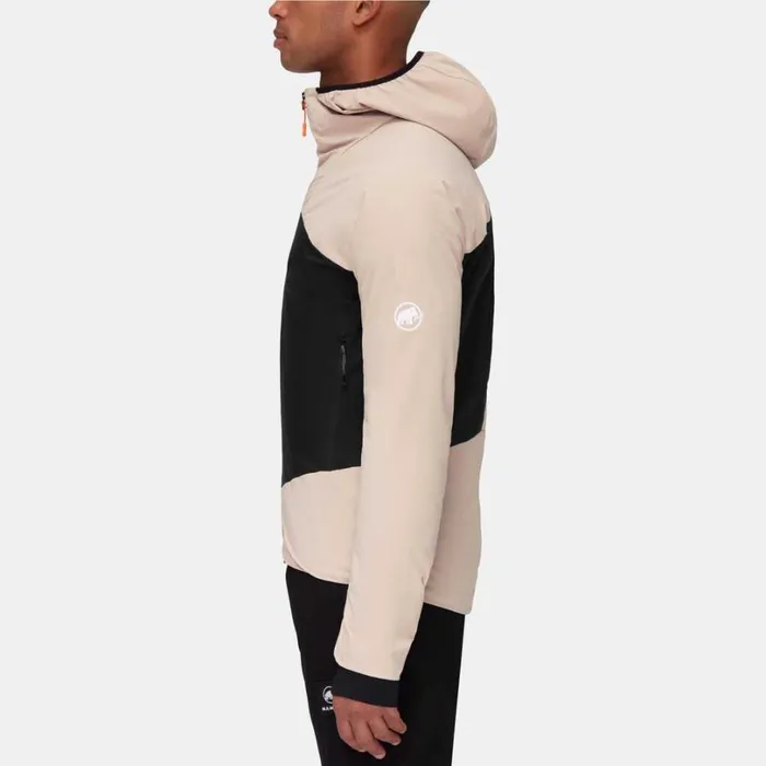 Jackets and Vests Men Mammut Taiss IN Hybrid Hooded Jacket Savannahblack Jackets and Vests Men Mammut Taiss IN Hybrid Hooded Jacket Savannahblack