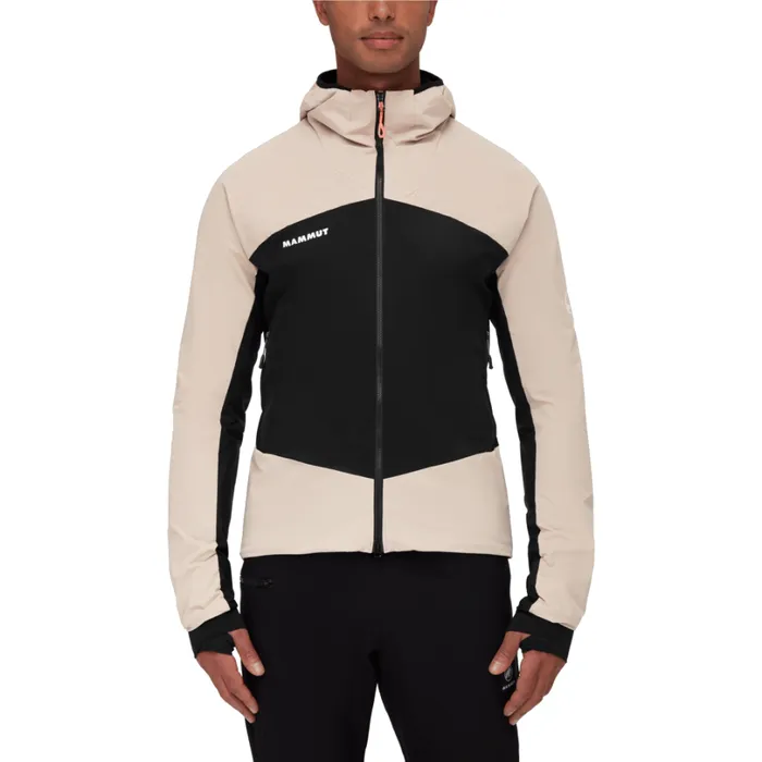 Jackets and Vests Men Mammut Taiss IN Hybrid Hooded Jacket Savannahblack Jackets and Vests Men Mammut Taiss IN Hybrid Hooded Jacket Savannahblack