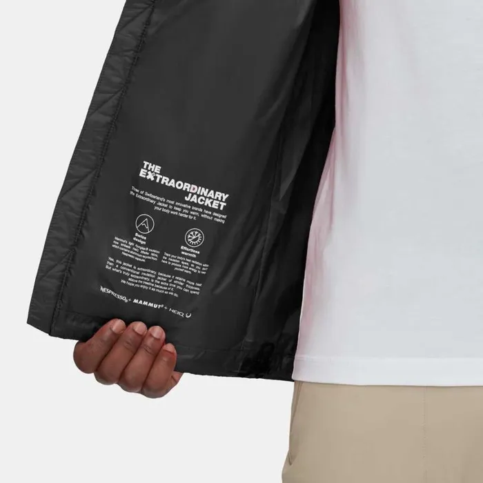 Jackets and Vests Men Mammut X Nespresso IN Flex Hooded Jacket Ristretto