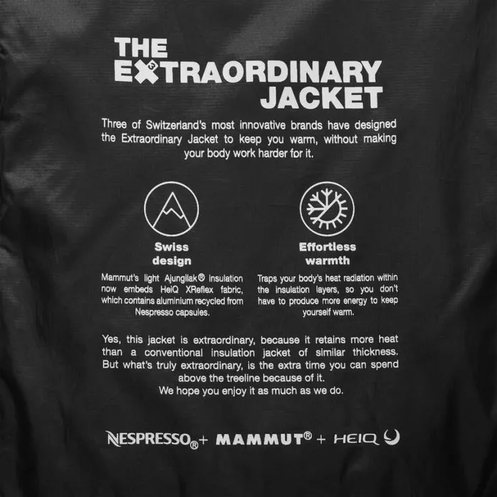 Jackets and Vests Men Mammut X Nespresso IN Flex Hooded Jacket Ristretto