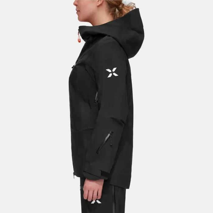 Jackets and Vests Women Mammut Eiger Free Advanced HS Hooded Jacket Black Jackets and Vests Women Mammut Eiger Free Advanced HS Hooded Jacket Black