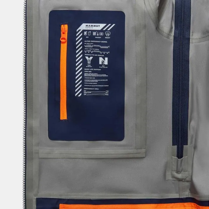 Jackets and Vests Women Mammut Haldigrat HS Hooded Jacket Marinewhite