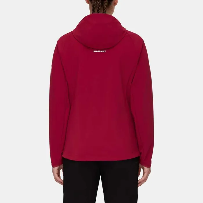 Jackets and Vests Women Mammut Ultimate Comfort SO Hooded Jacket Blood Red Jackets and Vests Women Mammut Ultimate Comfort SO Hooded Jacket Blood Red