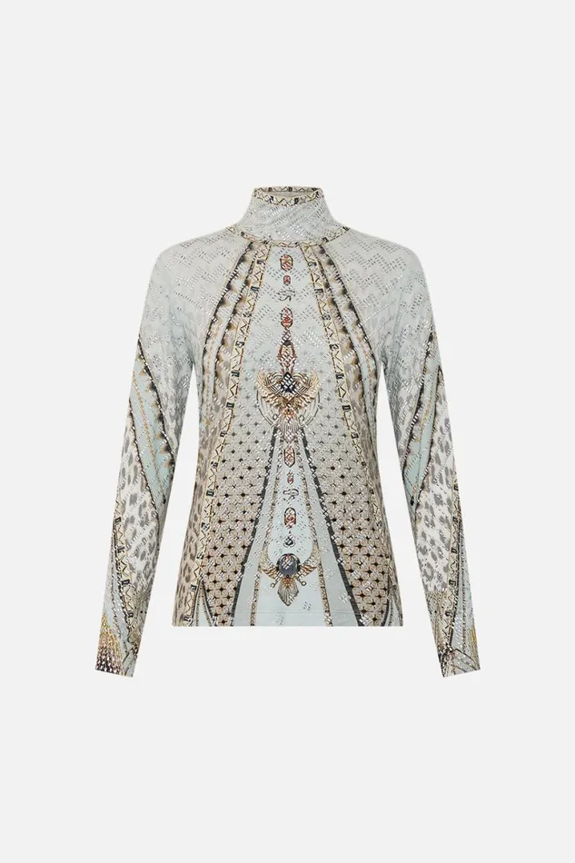 JERSEY TURTLENECK SAHARA STARLET Sahara Starlet Womens Camilla Tees