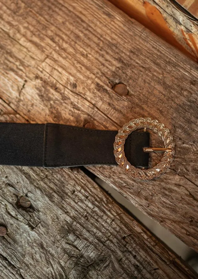 Jewelry and Accessories Belts Easy Clothes Black Pryam Belt