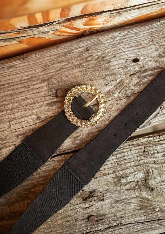 Jewelry and Accessories Belts Easy Clothes Black Pryam Belt