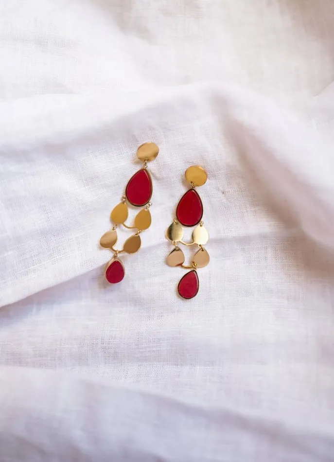 Jewelry and Accessories Earrings Easy Clothes Golden And Pink Noan Earrings Gold and Pink Jewelry and Accessories Earrings Easy Clothes Golden And Pink Noan Earrings Gold and Pink