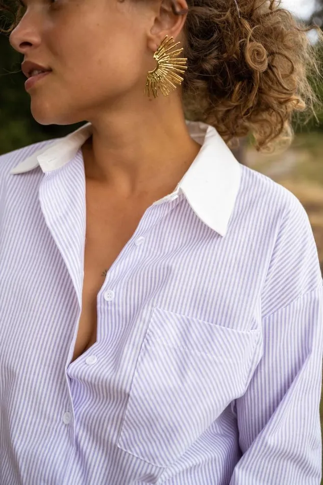 Jewelry and Accessories Earrings Easy Clothes Golden Frika Earrings Golden