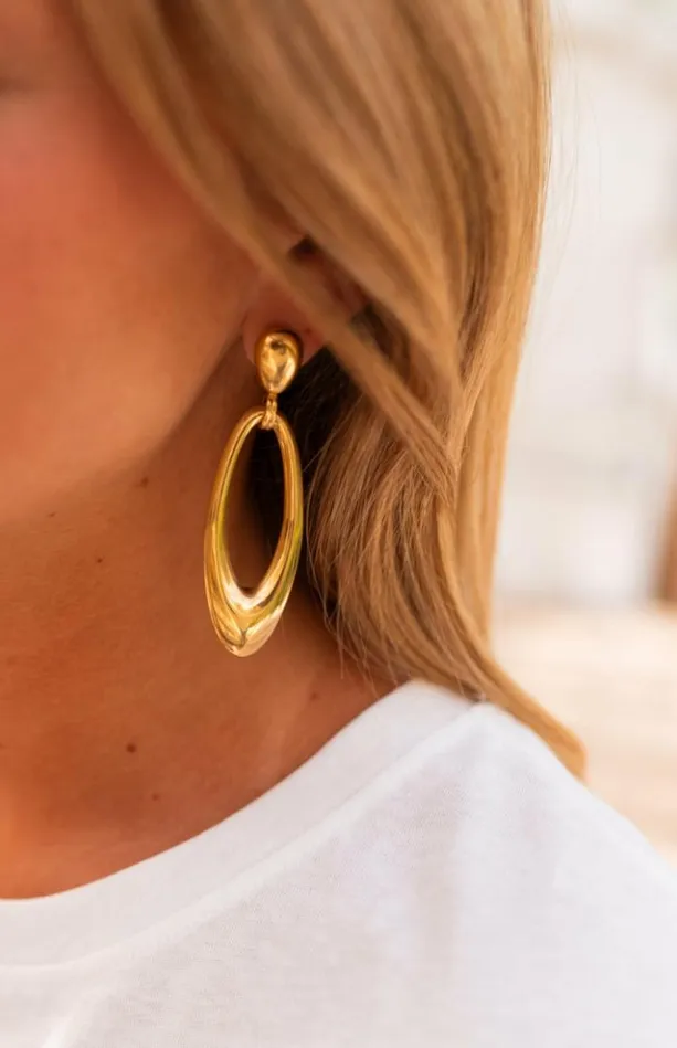 Jewelry and Accessories Earrings Easy Clothes Golden Pietro Earrings