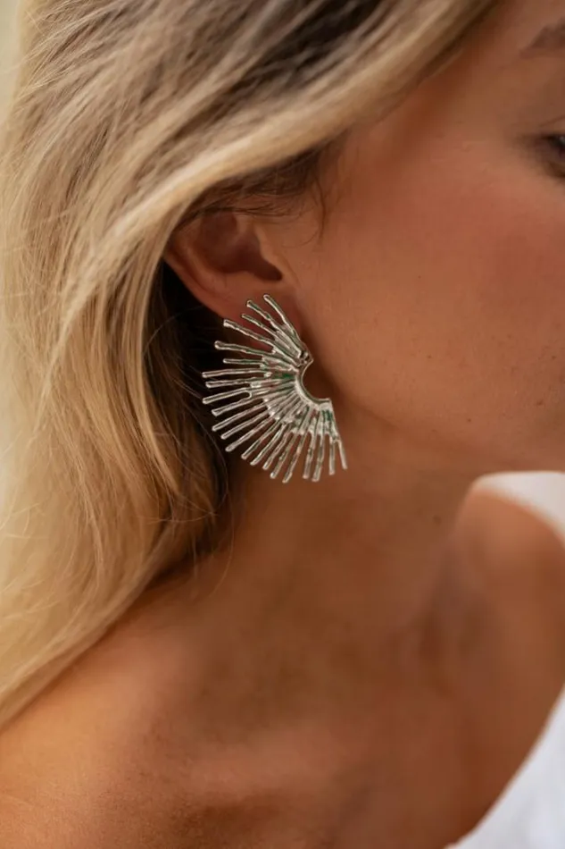 Jewelry and Accessories Earrings Easy Clothes Silvery Frika Earrings Silvery