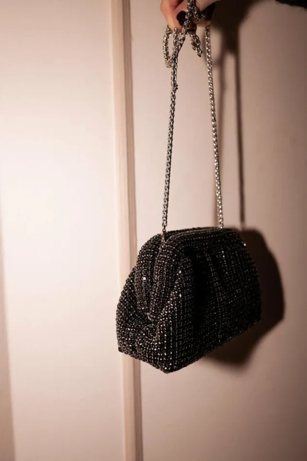 Jewelry and Accessories Handbags Easy Clothes Shiny Black Joye Bag Jewelry and Accessories Handbags Easy Clothes Shiny Black Joye Bag