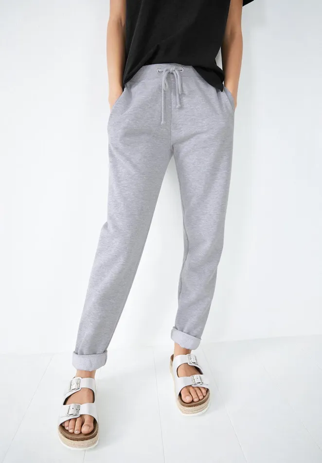 Joggers and Leggings Women Hush Finoula Washed Joggers Grey Marl