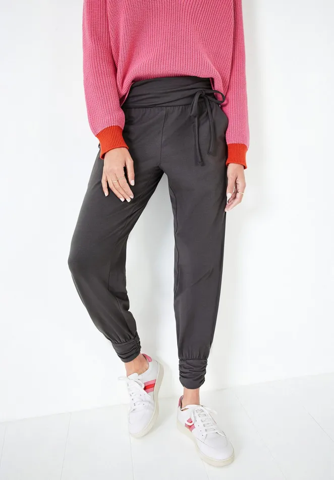 Joggers and Leggings Women Hush Harem Trousers Charcoal