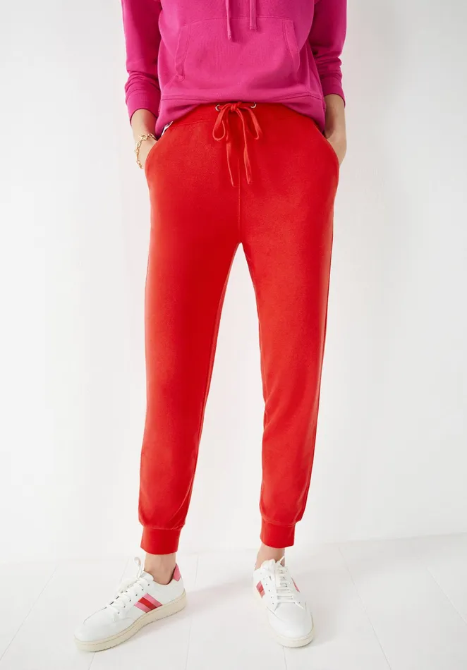 Joggers and Leggings Women Hush Theia Slim Joggers Deep Red