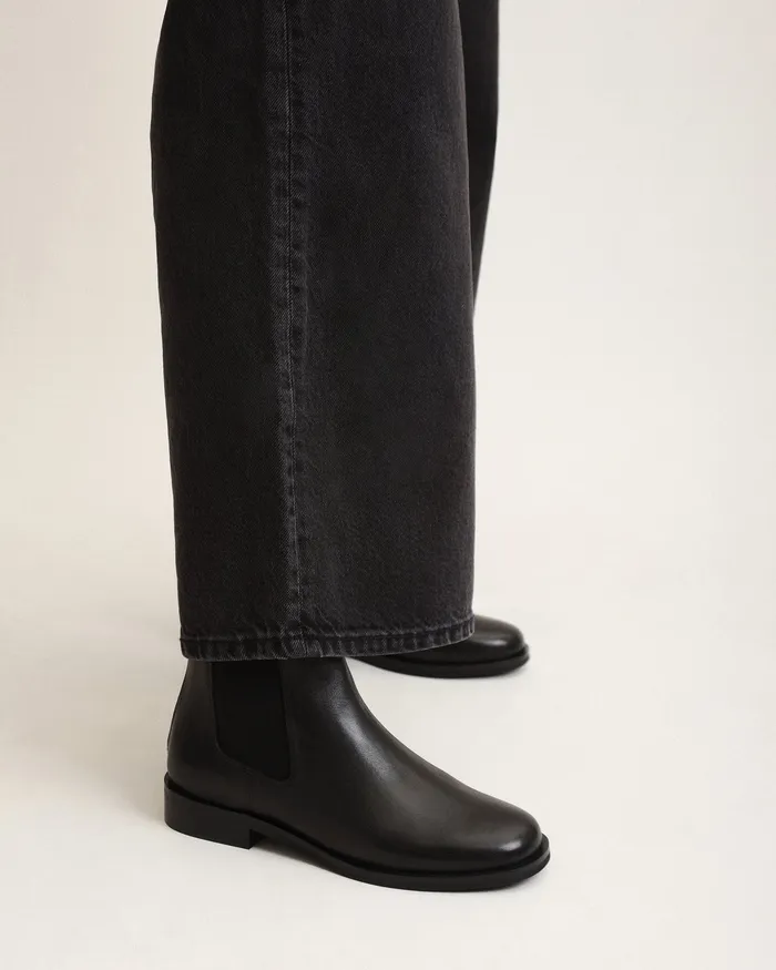 jomercer Gabe flat ankle boot black leather Women ANKLE BOOTS jomercer Gabe flat ankle boot black leather Women ANKLE BOOTS