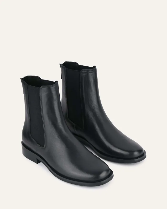 jomercer Gabe flat ankle boot black leather Women ANKLE BOOTS jomercer Gabe flat ankle boot black leather Women ANKLE BOOTS