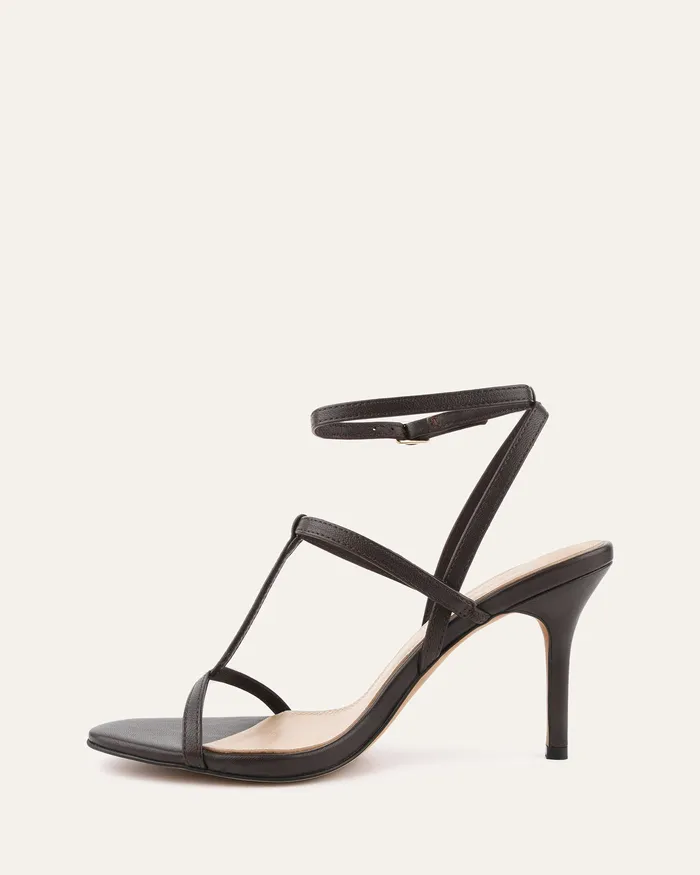 jomercer Lacey high heel sandals cacao leather Women HIGH HEELS jomercer Lacey high heel sandals cacao leather Women HIGH HEELS