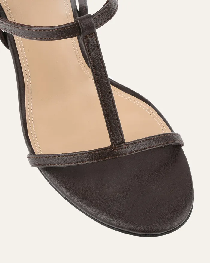 jomercer Lacey high heel sandals cacao leather Women HIGH HEELS jomercer Lacey high heel sandals cacao leather Women HIGH HEELS