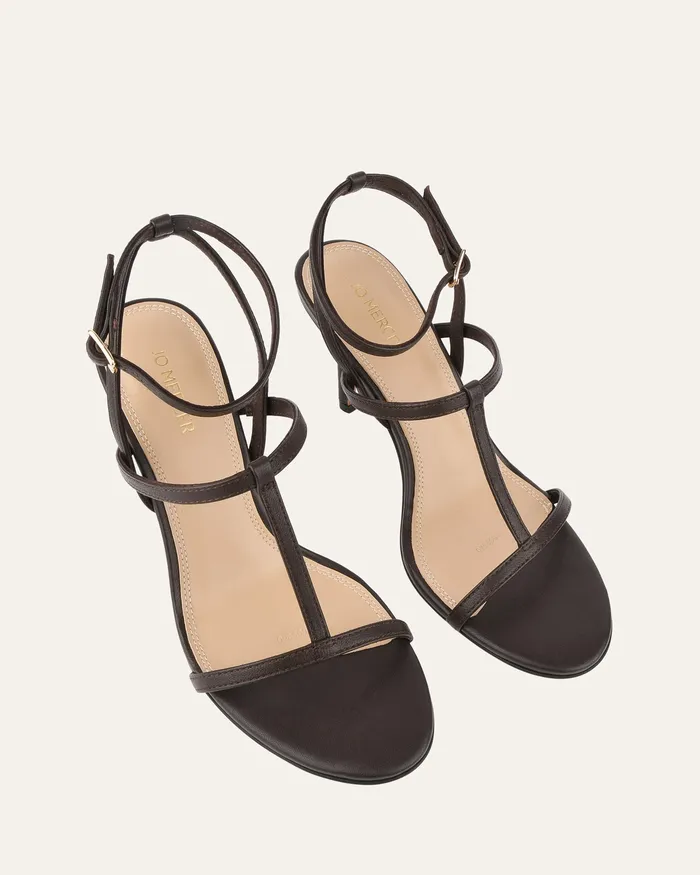 jomercer Lacey high heel sandals cacao leather Women HIGH HEELS jomercer Lacey high heel sandals cacao leather Women HIGH HEELS